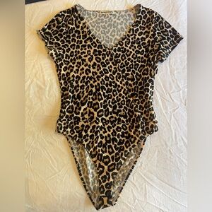Inspired Hearts Leopard Print Bodysuit